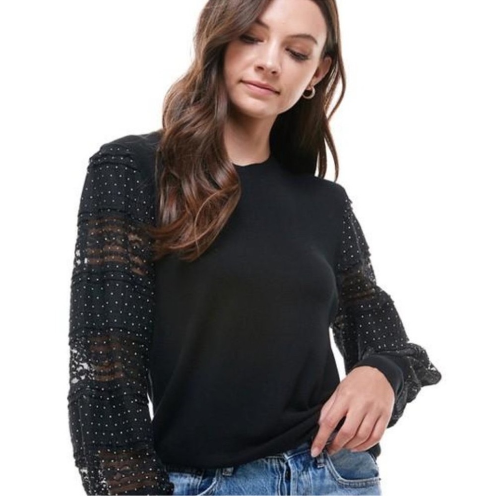 On Twelfth NWOT black sweater - Picture 3 of 8